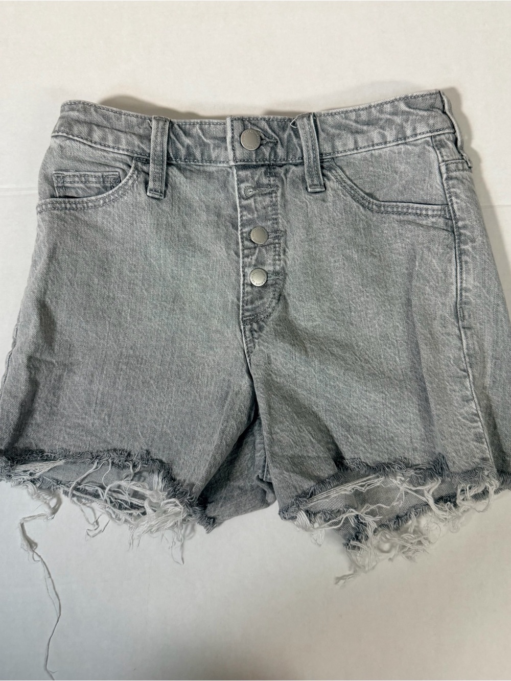 Universal Thread Light Gray Jeans Denim shorts Vintage size 25R